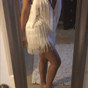 Dresses - Get NYE ready....Sexy fringe dress **never worn** Dresses - Get NYE ready....Sexy fringe dress **never worn**